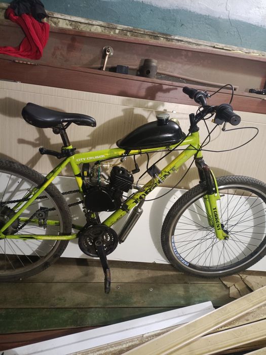 Продам велосипед с мотором f 80