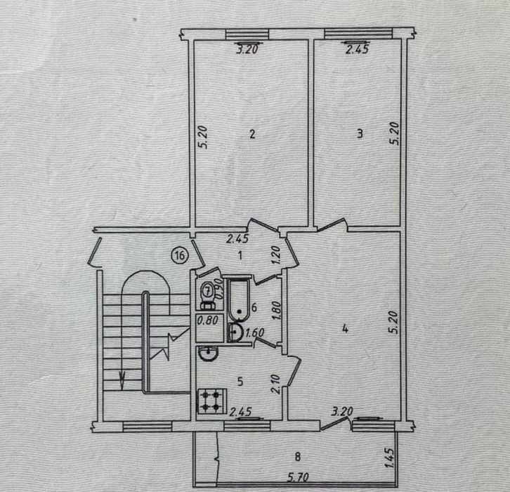 Продаётся квартира Юнусабад 13кв 3*4/4/4