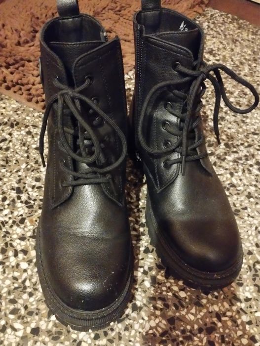 Дамски боти ест кожа