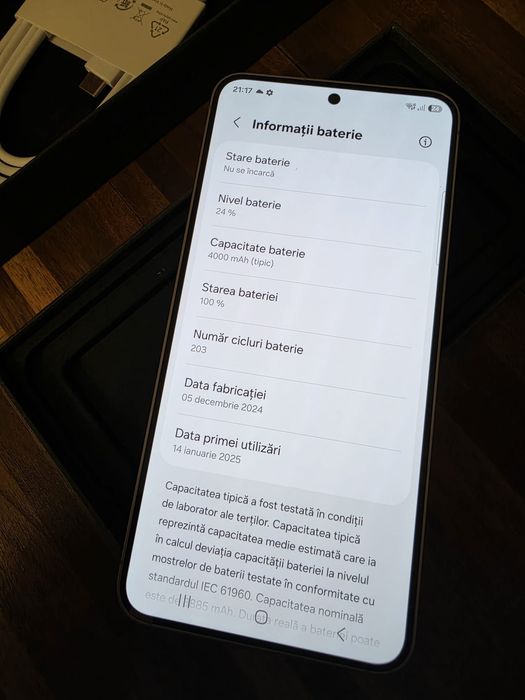 Samsung Galaxy S25 silver 128gb