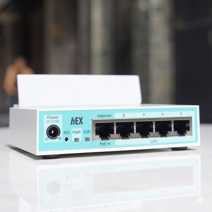 # MikroTik hEX Refresh E50UG Маршрутизатор Гигабитный