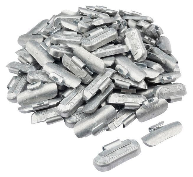 Тежести за баланс на гуми, 25 гр., 100 бр.