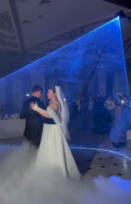 Laser zăpadă dansul mirilor evenimente