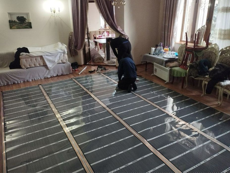 Установка теплого пола