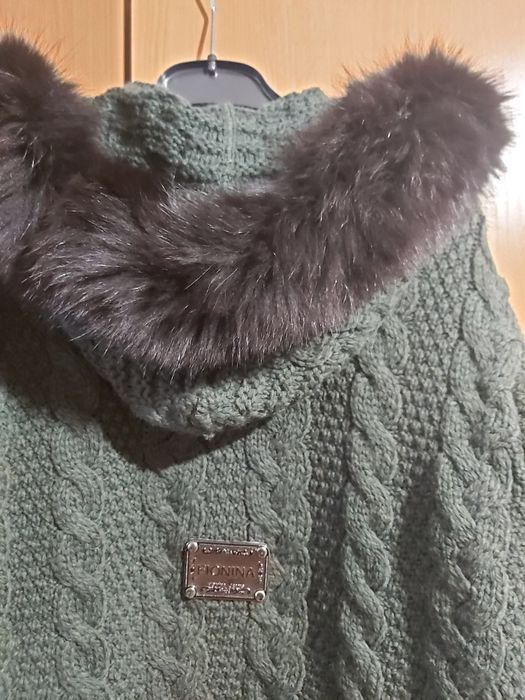 Жилетка с естествен пух