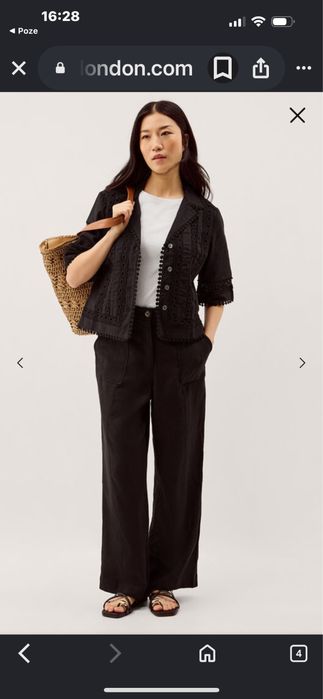 Pantaloni in Monsoon bonus camasa roz in