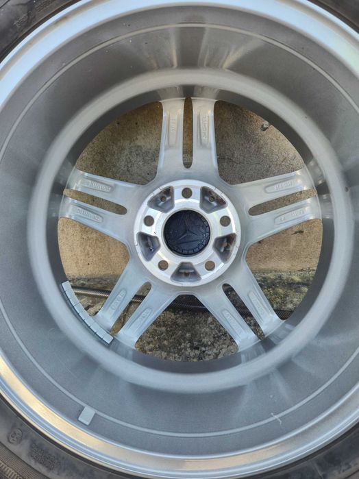 Roti Jante + Anvelope VARA - 5x112 17'' 225/50/17 GoodYear Mercedes C-Class CLA A-Class - APP NOI - DOT 2020 / VW AUDI SKODA SEAT !