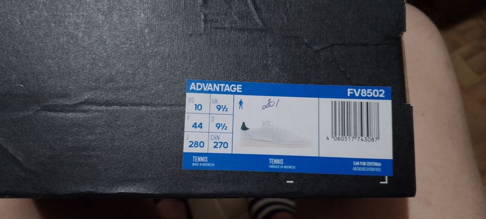 Кроссовки Adidas advantage оригинал в родной коробке