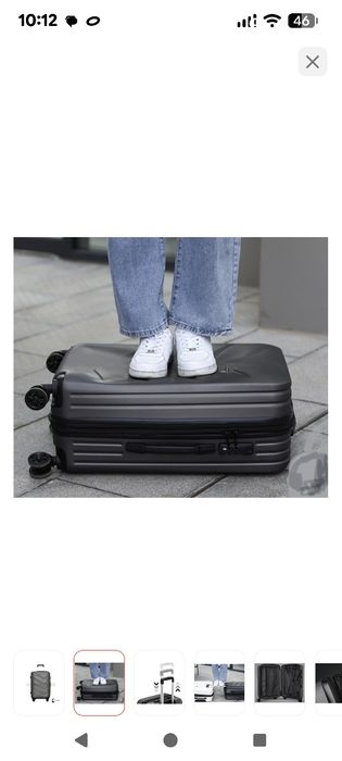 Новый чемодан в упаковке, размер 70*45*30