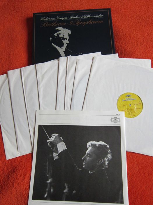 cadou rar Beethoven 9 Symphonien 8xLP dir. Karajan impecabile