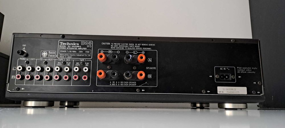 Technics SU A 600 MK 2 amplificator stereo hi fi statie Japan
