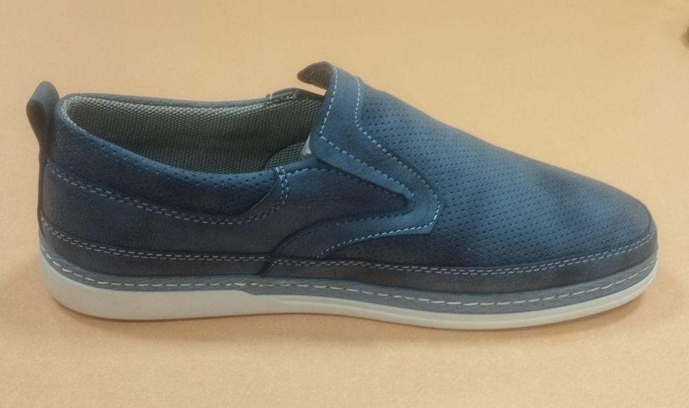 Мъжки мокасини 1286 без връзки черни и кафяви