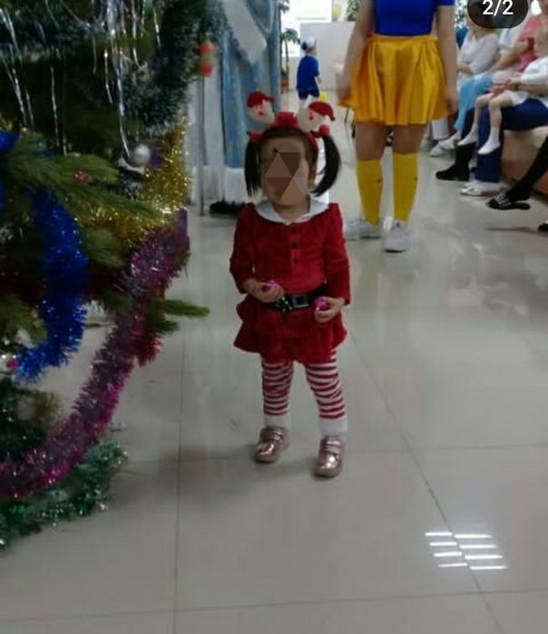 Костюм санты для девочки