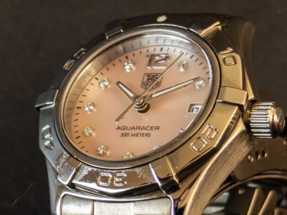 Дамски часовник TAG Heuer Aquaracer – Диаманти, розов седеф, 28мм