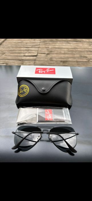 Ochelari Ray-Ban Aviator – Noi – Set complet – 170 lei