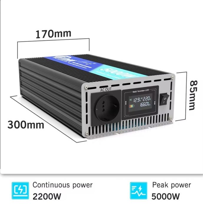 FDIK 12v 5000w инвертор