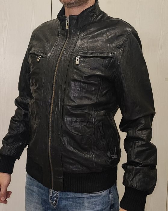 Кожаная куртка мужская