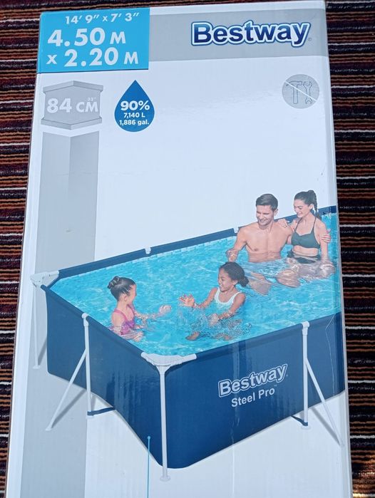 Бассейн с Bestway Steel Pro Frame