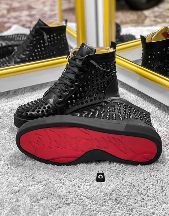 Louboutin High Spike Piele Eco/Catifea Livrare cu Verificare