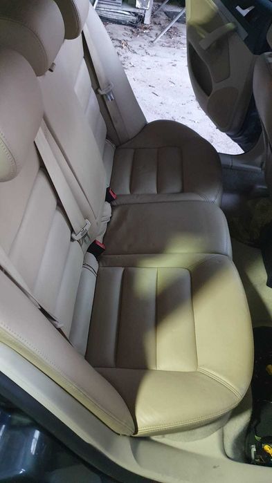 interior/scaune piele crem Skoda Octavia 2