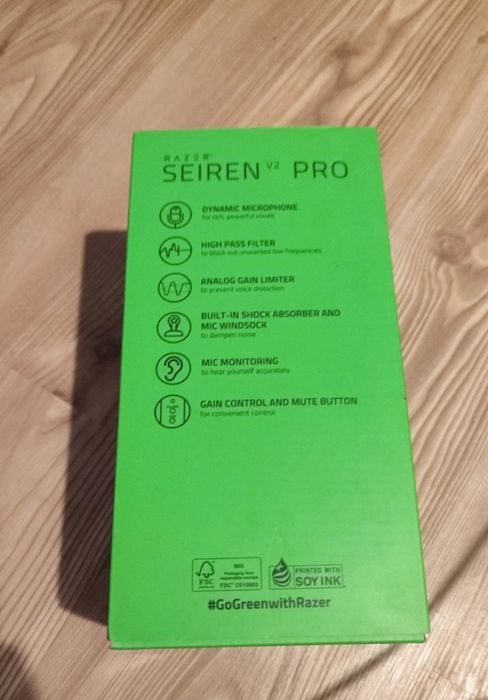 Microfon Gaming Razer Seiren V2 Pro – Nou, Sigilat Professional Grade!