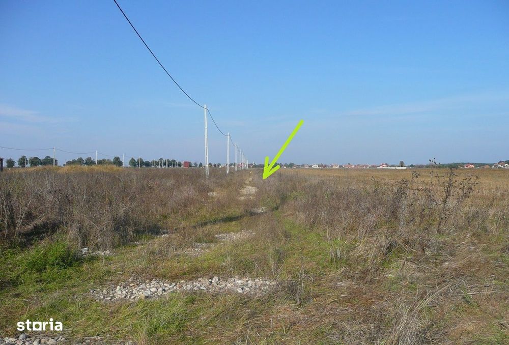 Parcela teren intravilan 500 mp cu Puz si curent in Gepiu
