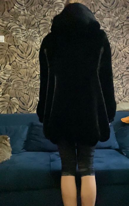 Шуба эко норка, новая!