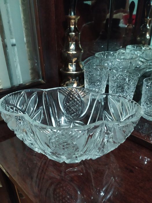 ваза хрустальная