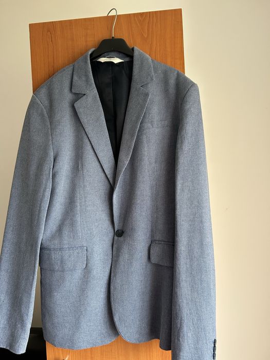 Sacou baieti albastru deschis H&M 14 ani +