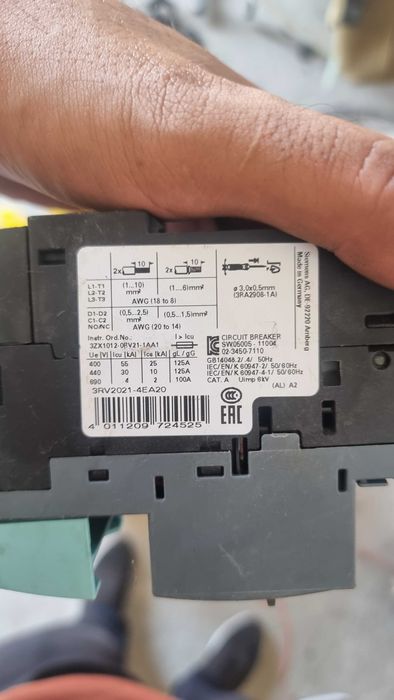 Siemens SIRIUS 3RV2021-4EA20.