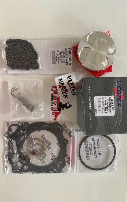 НОВ Топ енд на VERTEX бутало гарнитури верига за SUZUKI RMZ450 13-17