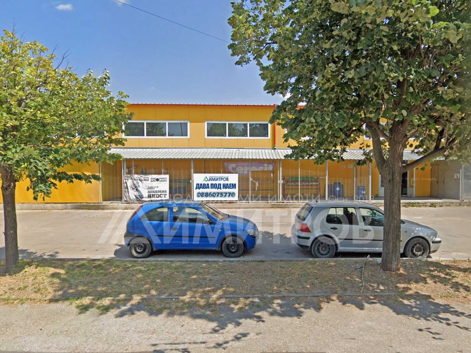 Дава под наем бизнес имот магазин, складово помещение в гр. Нови пазар