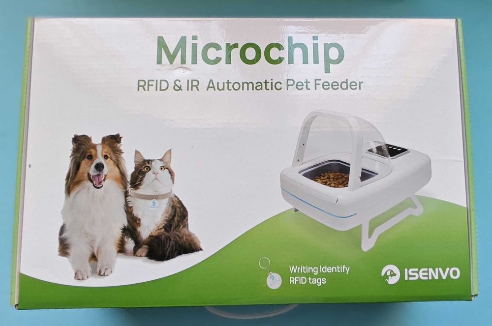 Автоматична хранилка за домашни любимци ISENVO Microchip RFID & IR