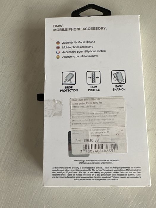 Husa piele iphone 12/12 pro BMW
