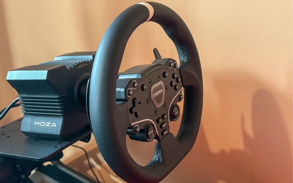 Moza R5 + педаль сцепления + brake performance mod