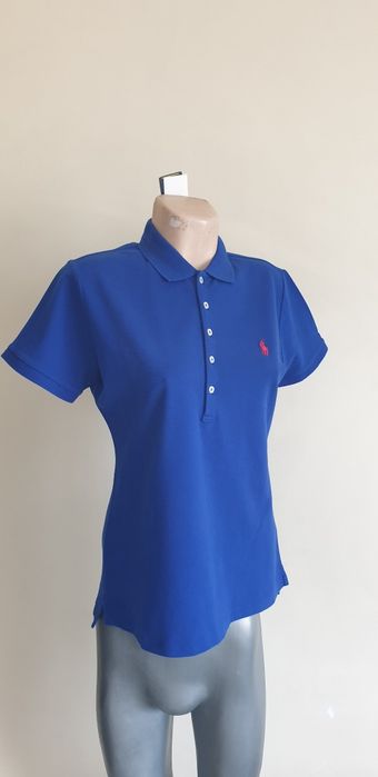 POLO Ralph Lauren Pique Cotton Slim Fit / L НОВО ОРИГИНАЛ Дамс Tениска