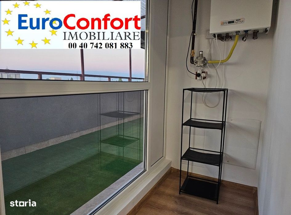 Inchiriez apartament 3 camere Ared Uta, terasa mare