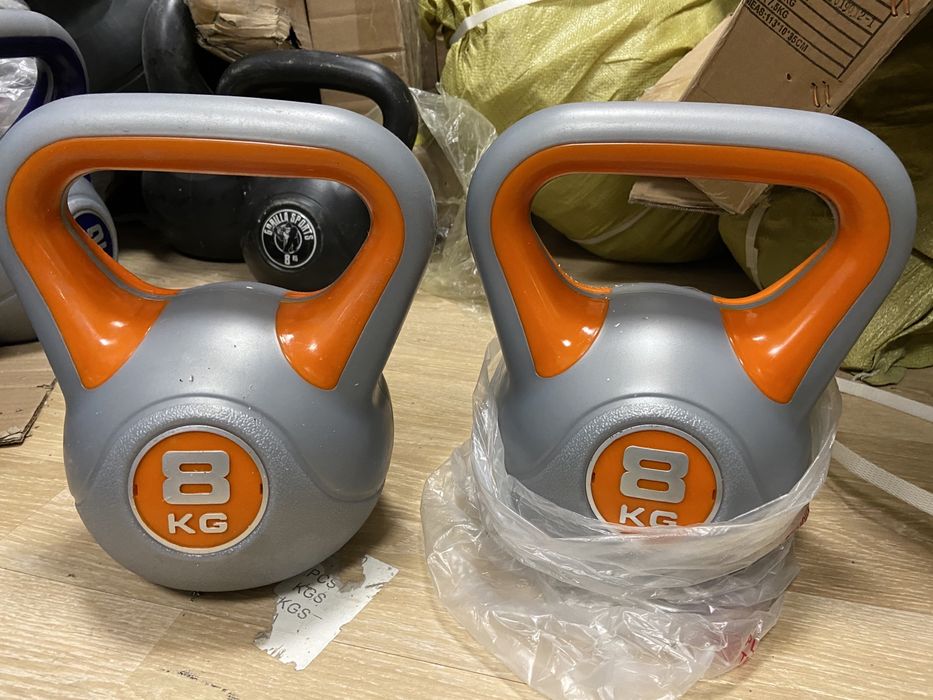 Kettlebell set 8 kg+8 kg=16 kg noi made in germany profesionale