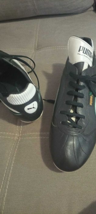 Нови бутонки Пума от естествена кожа вътре и вън, 44 номер