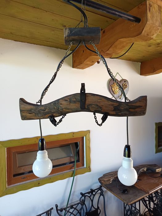 Lampa , lustra din jug boi/vite