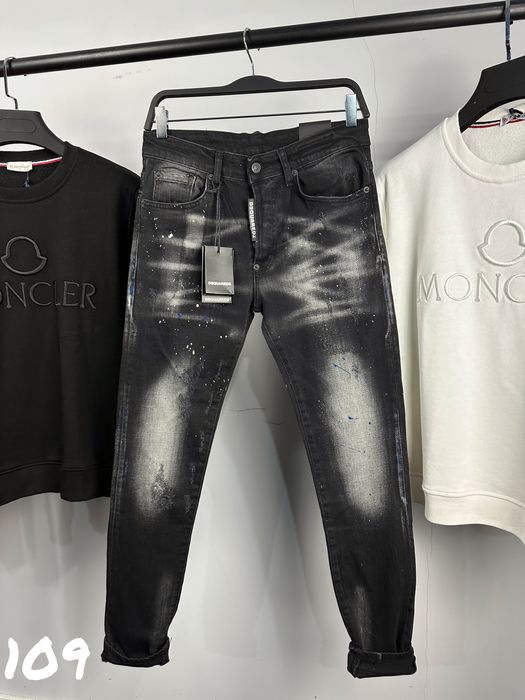 Dsqured мъжки черни дънки 6 модела