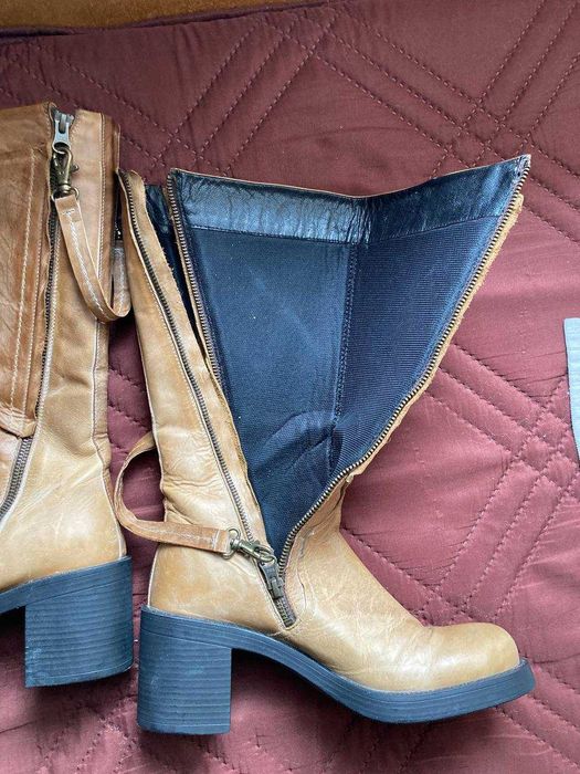 Дамски ботуши естествена кожа
