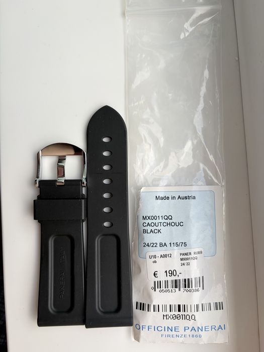 Panerai Officine  - Curele originale cauciuc