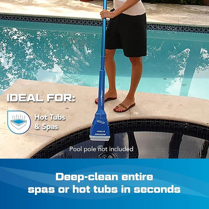Aqua Broom for Pool and Water Vacuum Cleaner Battery Powered
