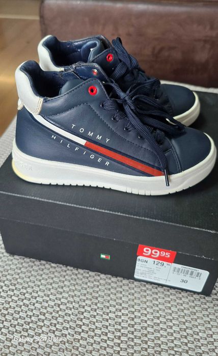 Детски високи кецове Tommy Hilfiger, № 30