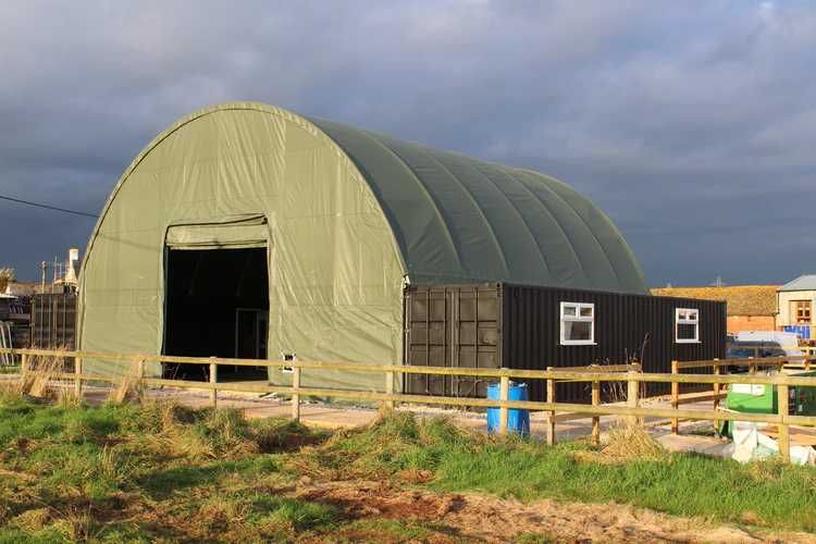 Cort container 12m x 12m pe containere de 40' Cluj-Napoca • OLX.ro