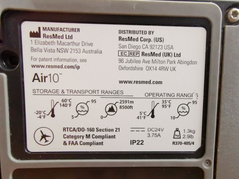 Автоматичен Апарат за сънна апнея ResMed AirSense 10 Autoset CPAP
