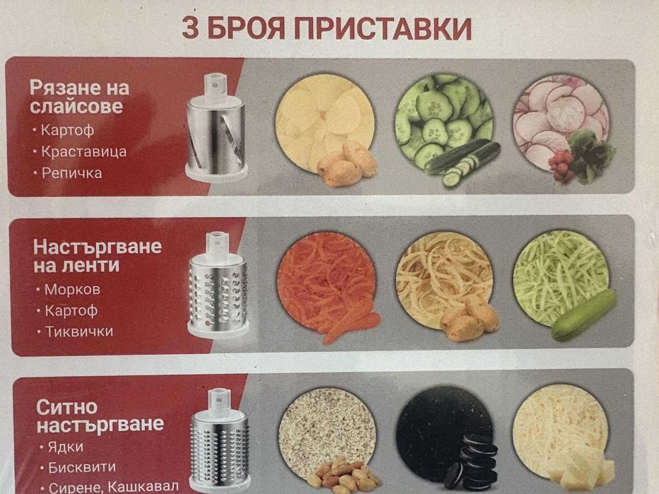 Ренде с цилиндрични приставки Izibizi.