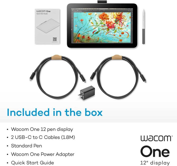 Новая цена! Графический планшет с экраном Wacom one display 12