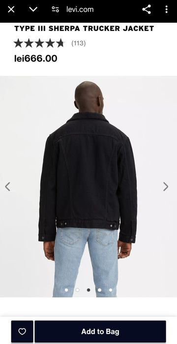 Geaca jacheta blugi LEVI'S TRUCKER, marimea M